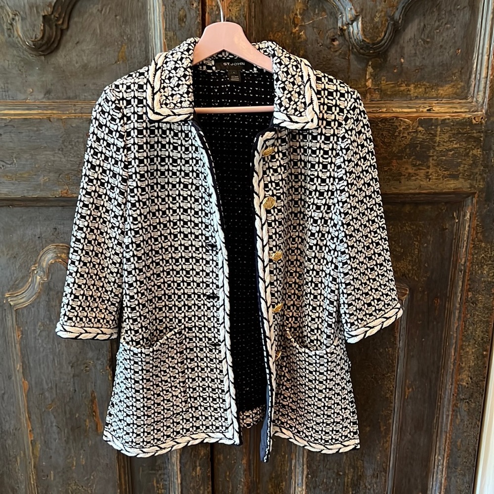 St. John’s women’s jacket size 8